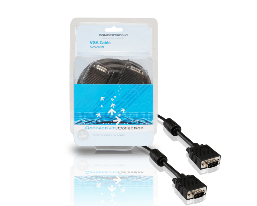 Cable SVGA Conceptronic Macho - Macho 5 m CCVGAMM5 imagen 2