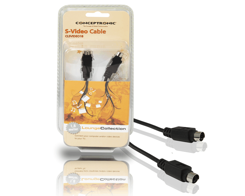 Cable Super Video Conceptronic 1.8 m CLSVIDEO18 imagen 2