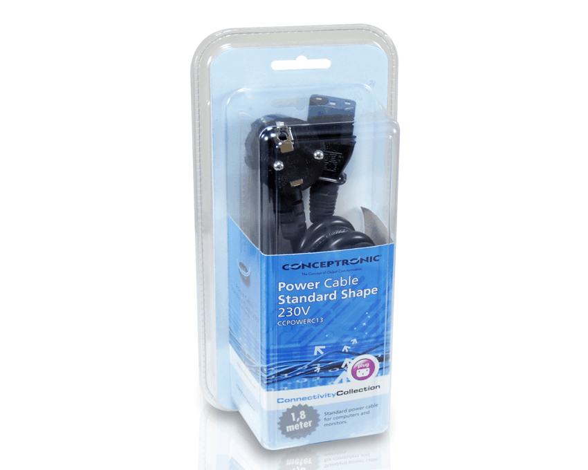 Cable de Alimentacion Conceptronic 230V 3 Bornes CCPOWERC13 imagen 3