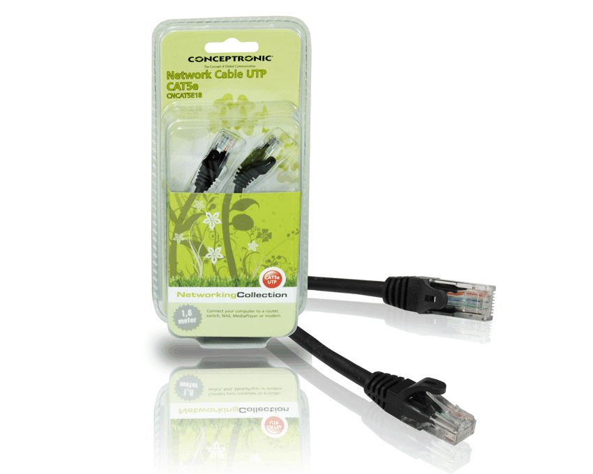 Cable de Red Conceptronic RJ45 Categoria 5 UTP 10 m CNCAT5E10 imagen 2