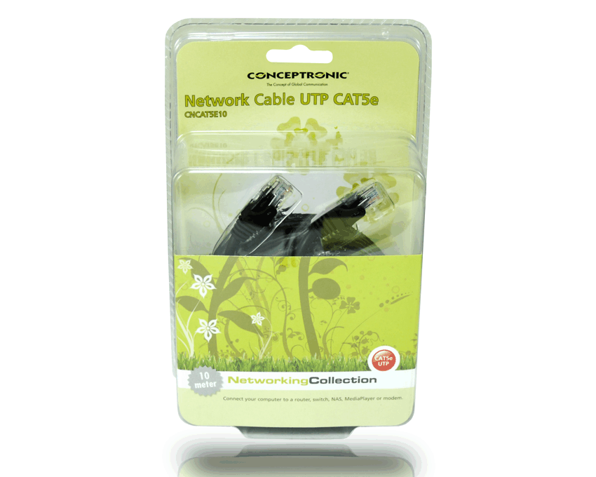 Cable de Red Conceptronic RJ45 Categoria 5 UTP 10 m CNCAT5E10 imagen 3
