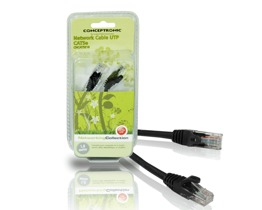 Cable de Red Conceptronic RJ45 Categoria 5 UTP 3 m CNCAT5E3 imagen 2