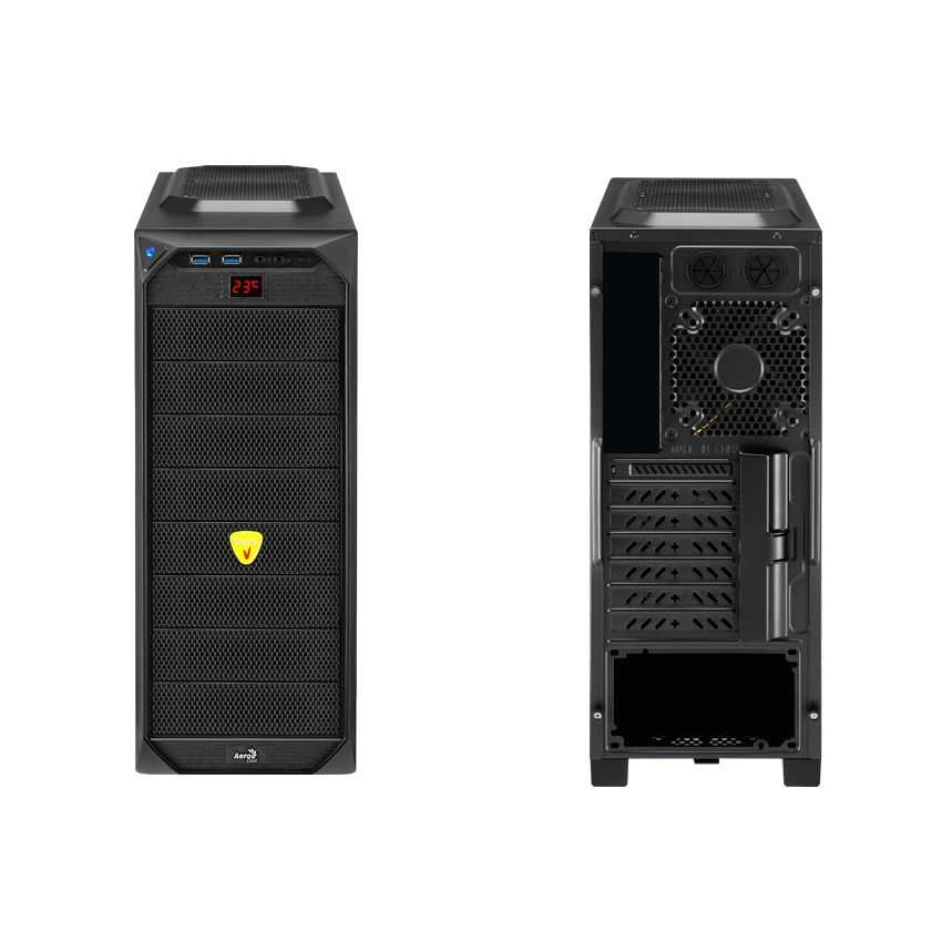 Caja AEROCOOL Semitorre VS-92 Negra con ventana imagen 3