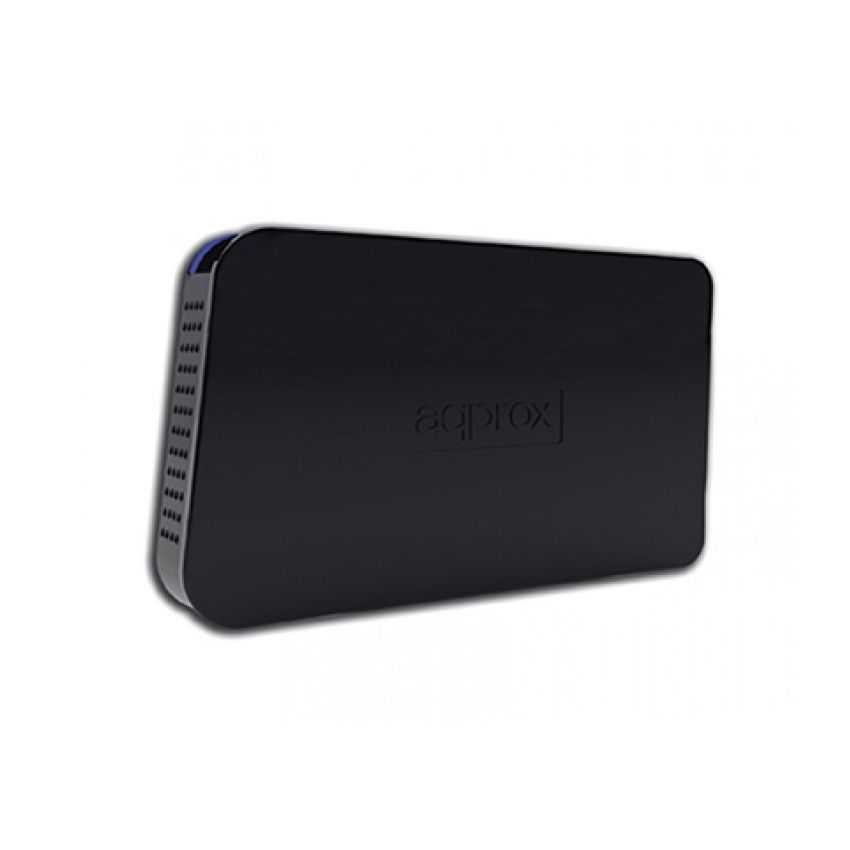 Caja Externa APPROX USB2.0 Para Discos 2.5" SATA 12.5mm Negra