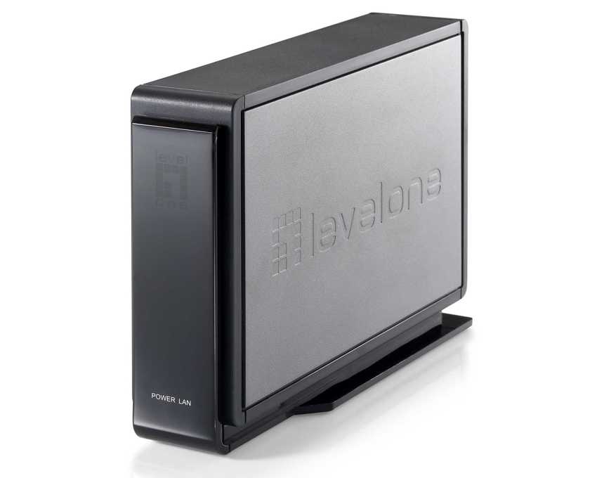 Caja Externa LEVEL ONE NAS SATA USB y GigaLan