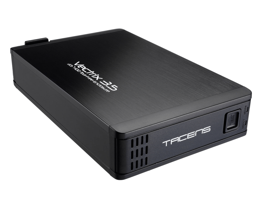Caja Externa para HDD TACENS VECTRIX 3.5" eSATA Aluminio Negra imagen 2