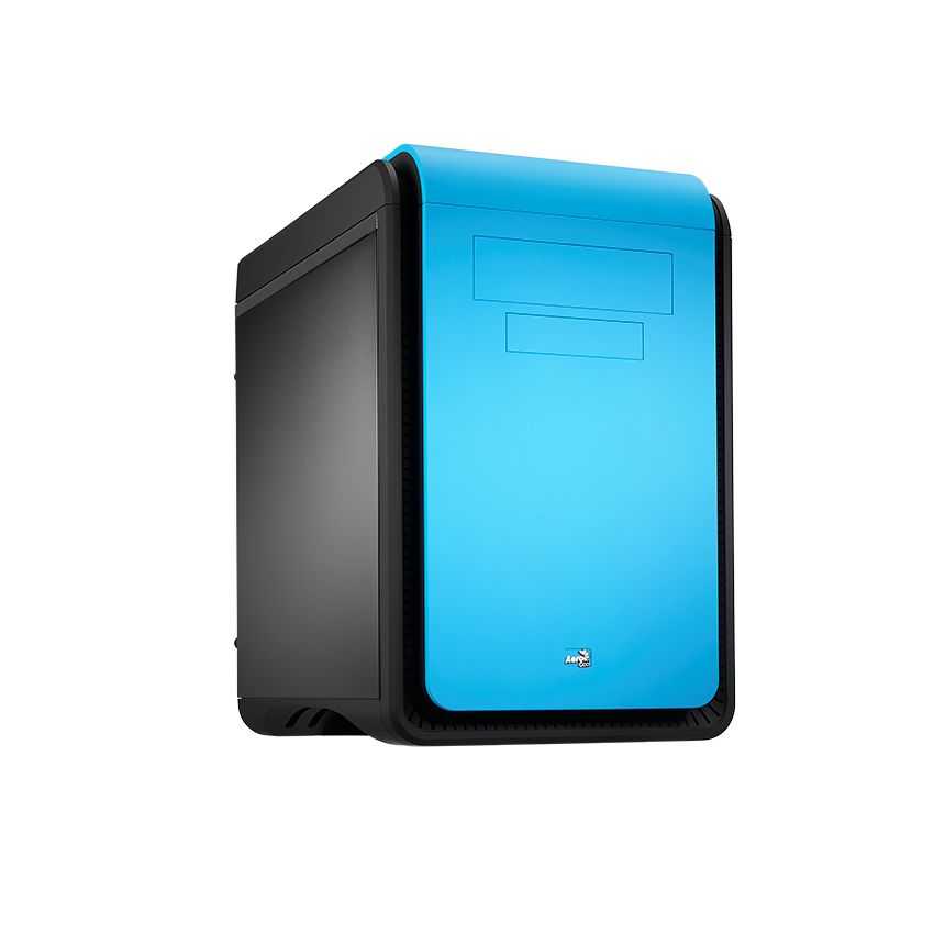 Caja Micro-ATX Gaming AEROCOOL Dead Silence Cube Azul