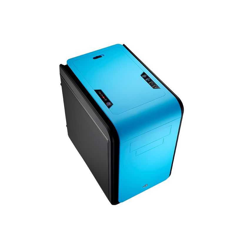 Caja Micro-ATX Gaming AEROCOOL Dead Silence Cube Azul imagen 2