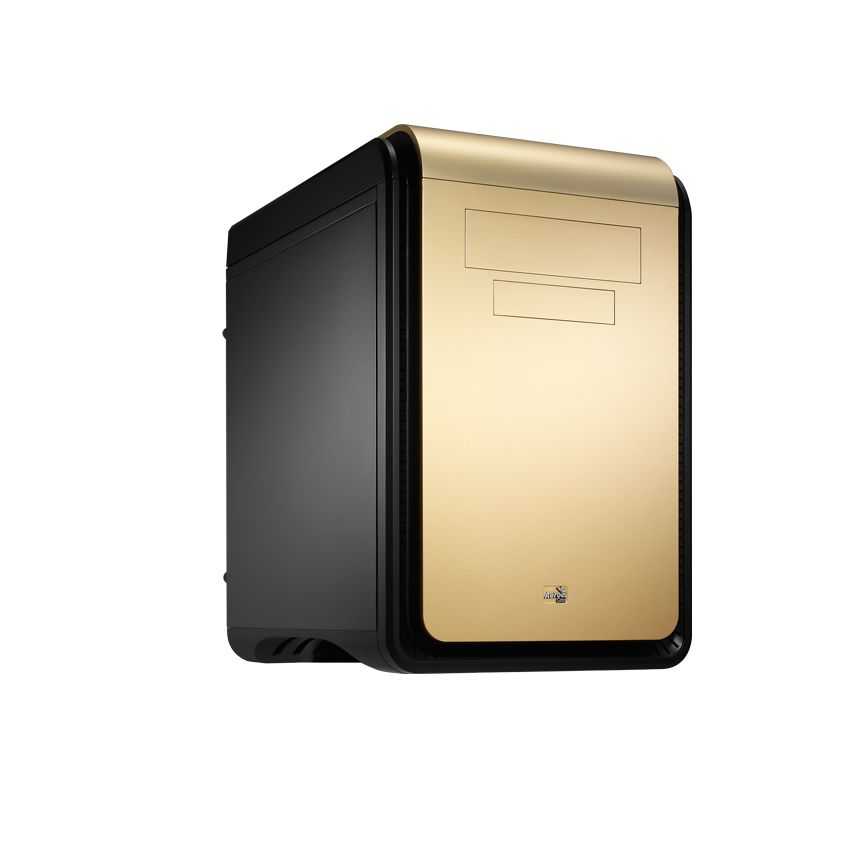 Caja Micro-ATX Gaming AEROCOOL Dead Silence Cube Gold