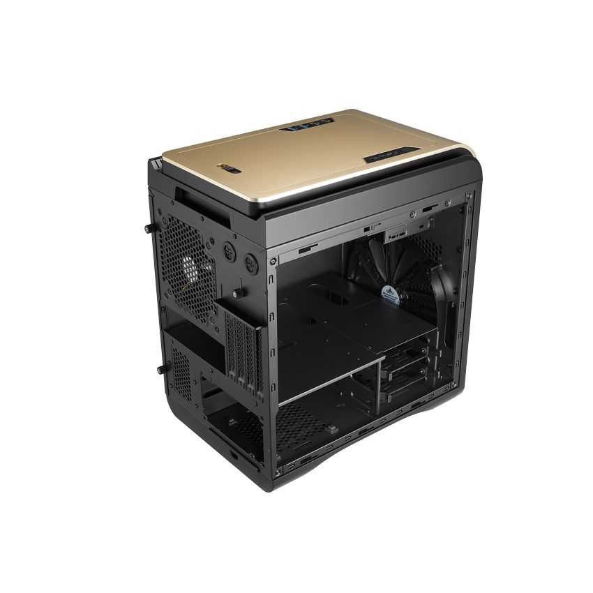 Caja Micro-ATX Gaming AEROCOOL Dead Silence Cube Gold imagen 4