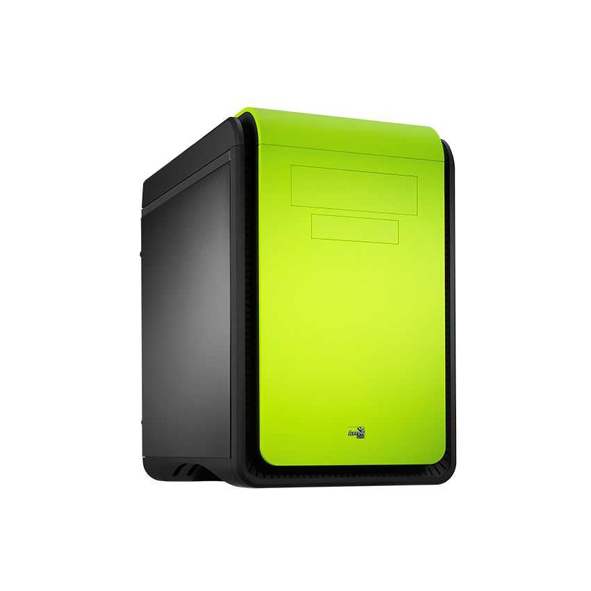 Caja Micro-ATX Gaming AEROCOOL Dead Silence Cube Verde