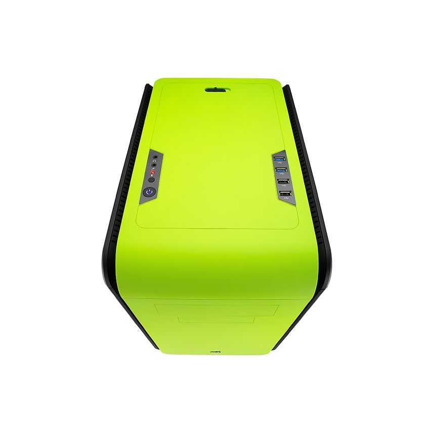 Caja Micro-ATX Gaming AEROCOOL Dead Silence Cube Verde imagen 3