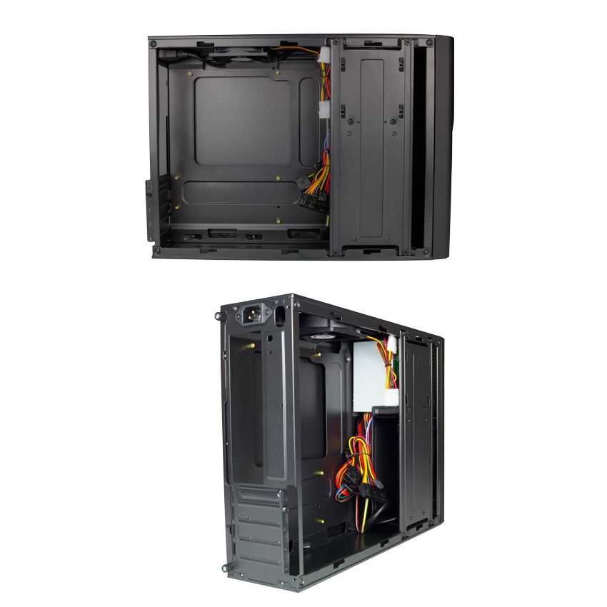 Caja SLIM Tacens ORUM 2 Negra ITX - Mini-ITX - Micro-ATX con fuente 500 Wattios imagen 2