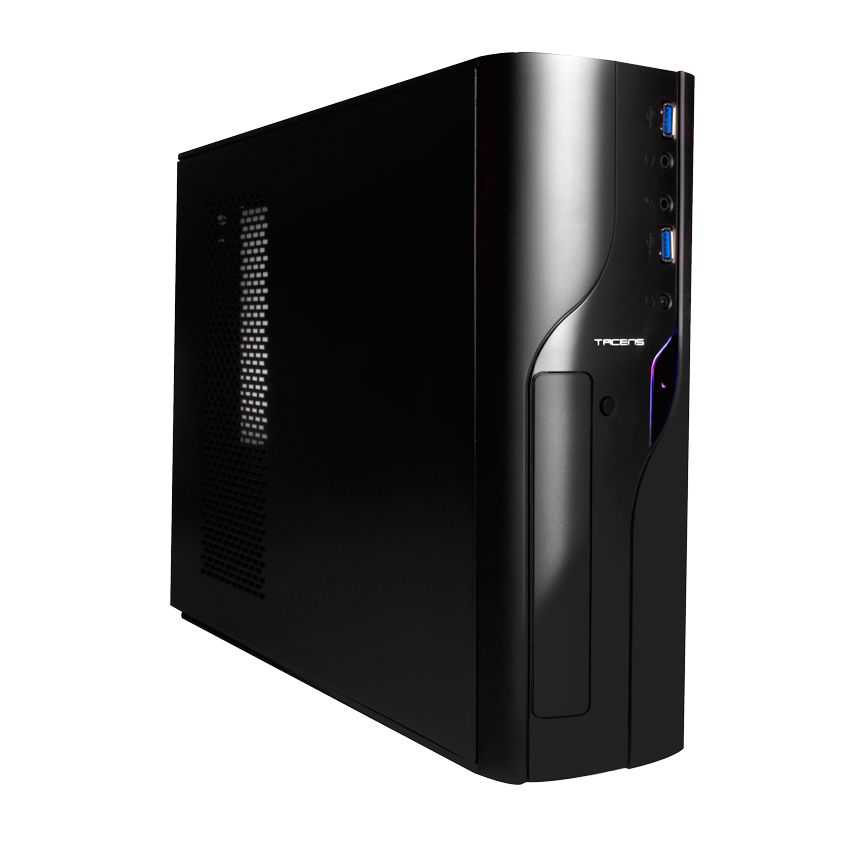 Caja SLIM Tacens ORUM 2 Negra ITX - Mini-ITX - Micro-ATX