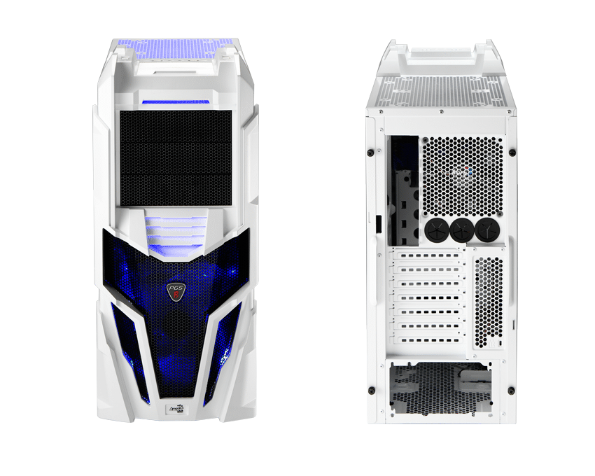 Caja Semitorre AEROCOOL Gaming Mechatron Blanca Mesh imagen 2