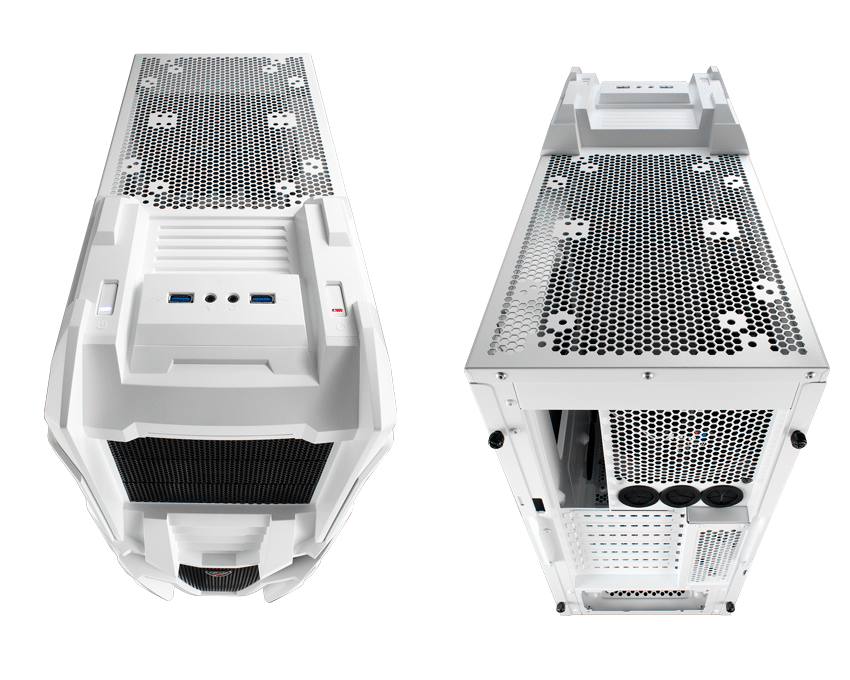 Caja Semitorre AEROCOOL Gaming Mechatron Blanca Mesh imagen 3