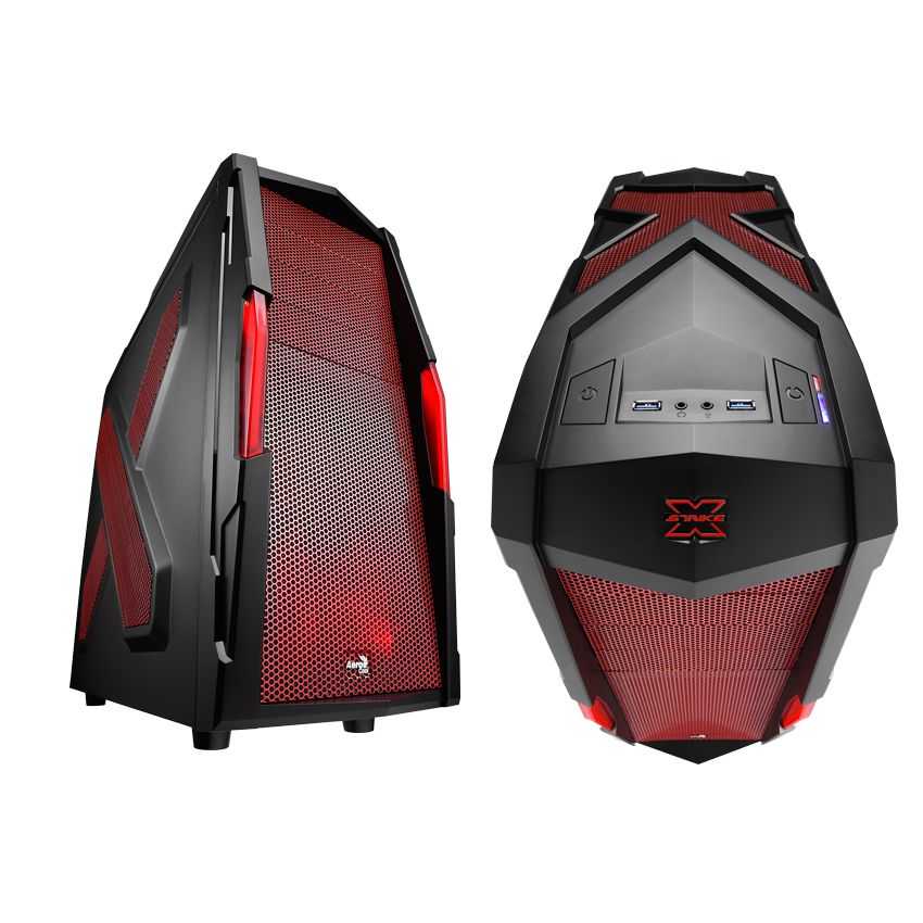 Caja Semitorre AEROCOOL Gaming STRIKE-X Extreme Devil Red imagen 2