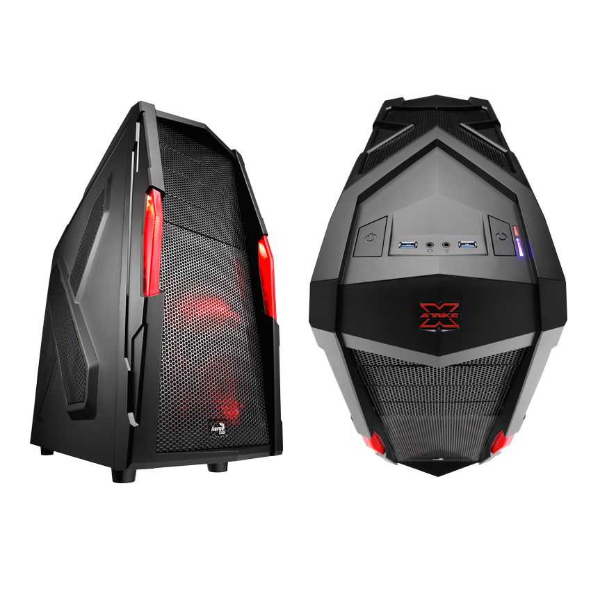 Caja Semitorre AEROCOOL Gaming STRIKE-X Extreme Negra imagen 2