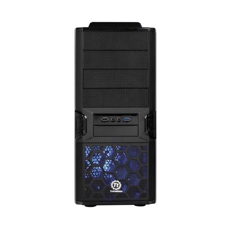 Caja Semitorre ATX THERMALTAKE V3 BlackX Edition Dock imagen 2