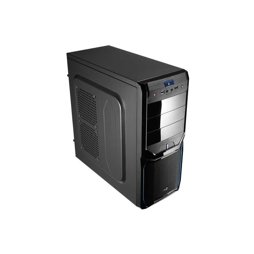 Caja Semitorre Gaming AEROCOOL V3X Blue Edition PGS SERIES