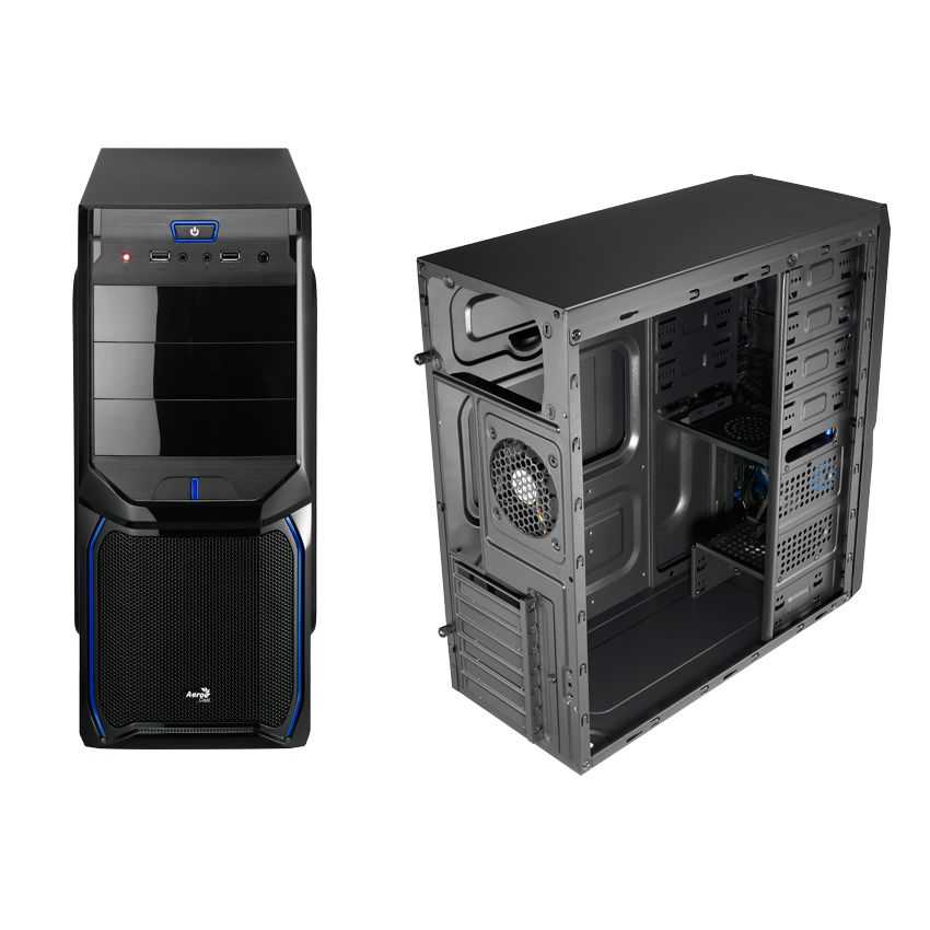 Caja Semitorre Gaming AEROCOOL V3X Blue Edition PGS SERIES imagen 3