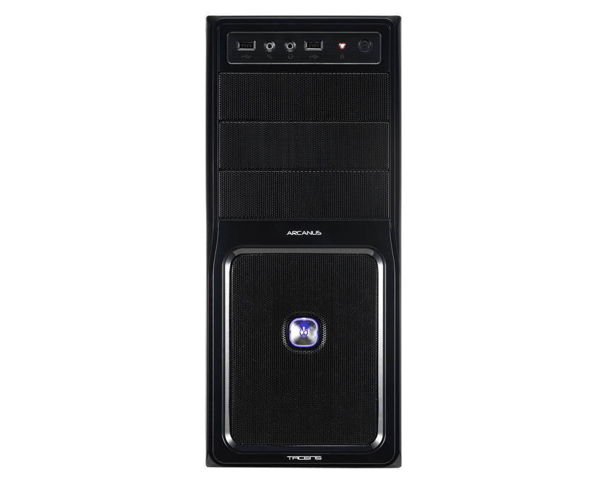 Caja Semitorre TACENS ARCANUS PRO con Fuente 500 Wattios RADIX imagen 2