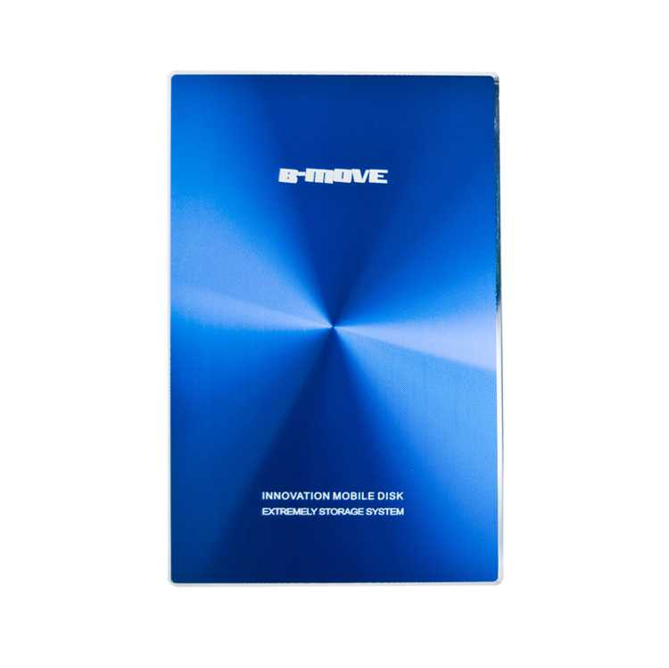 Caja externa B-MOVE 2.5 SATA Aluminio Azul c.1 TB
