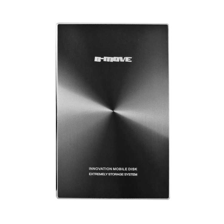 Caja externa B-MOVE 2.5 SATA Aluminio Negro 1 TB