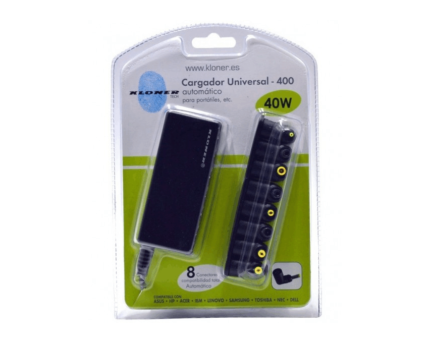Cargador Universal 40 Wattios automatico 8 conectores K0005 imagen 2