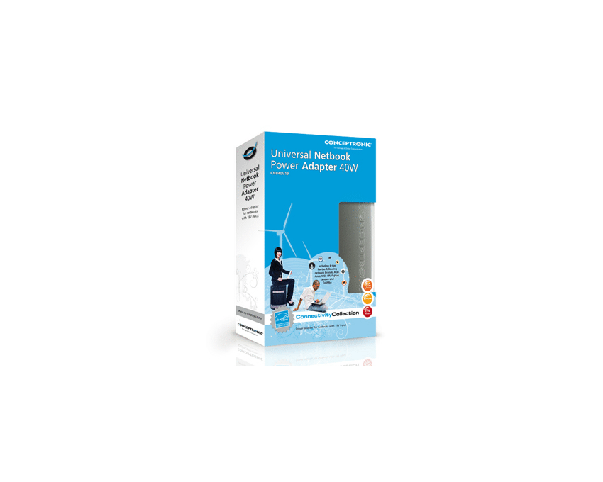 Cargador de Portatil Conceptronic 40W 19V imagen 3