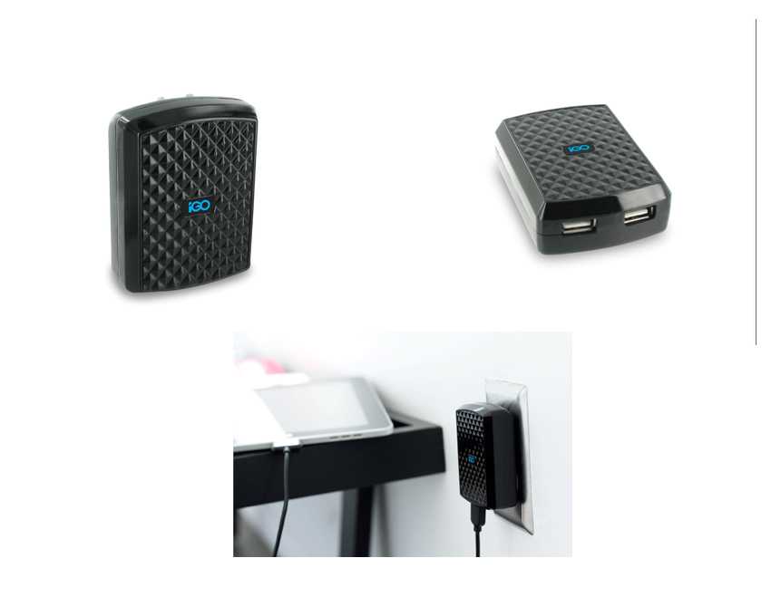 Cargador de Red iGo para 2 Dispositivos Apple 2 x 2.1A USB