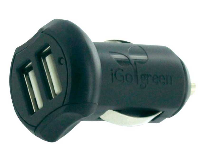 Cargador iGo para coche x2 USB 2.1 Amperio
