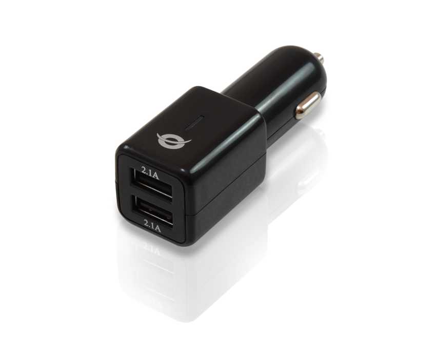 Cargador para coche Conceptronic 5V 4.2A 2xUSB