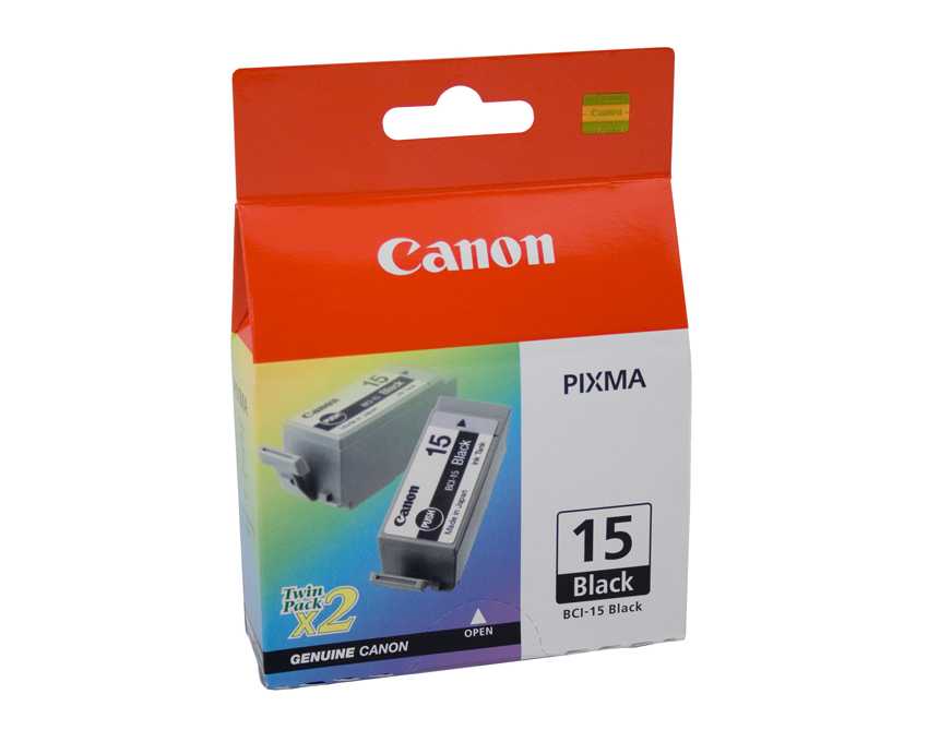 Cartucho CANON BCI-15BK Negro