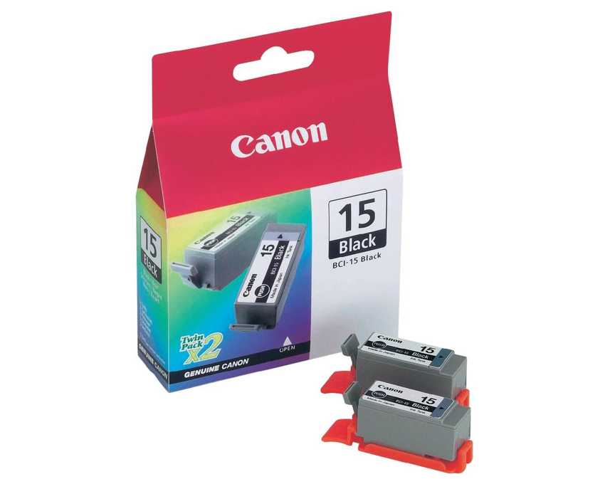 Cartucho CANON BCI-15BK Negro imagen 2