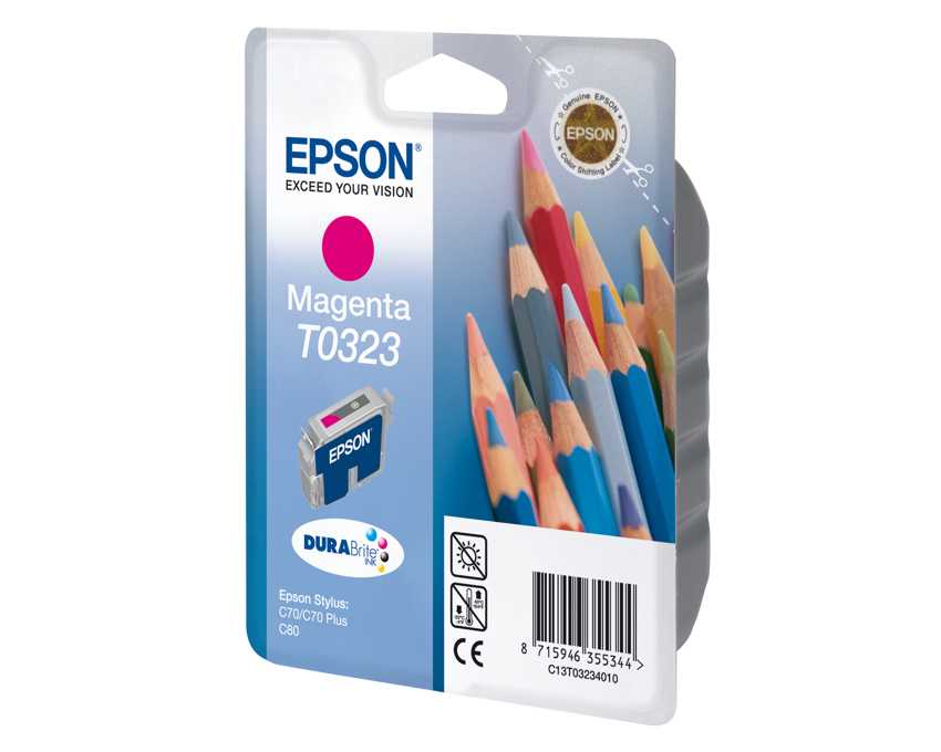 Cartucho Epson T0323 Magenta imagen 2