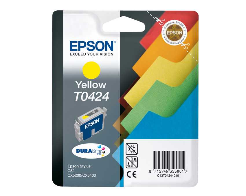 Cartucho Epson T0424 Amarillo