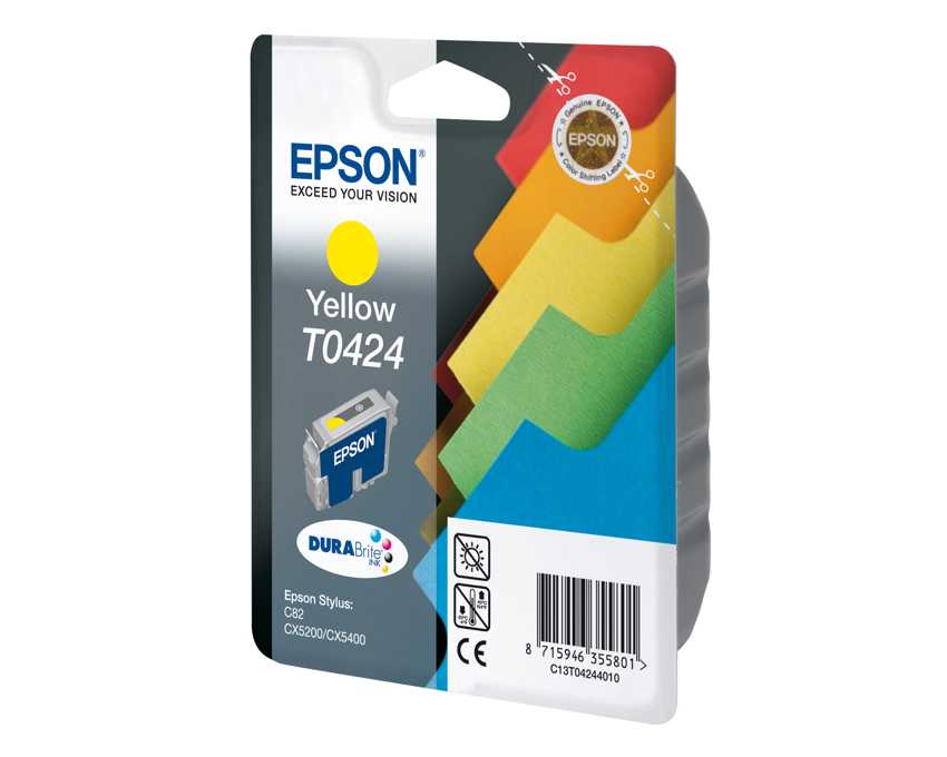 Cartucho Epson T0424 Amarillo imagen 2