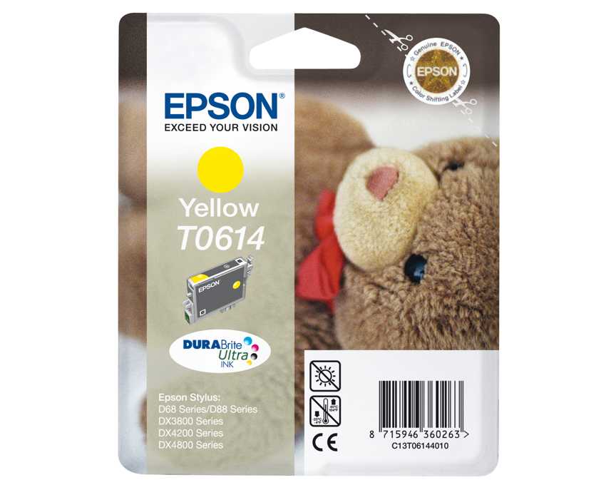 Cartucho Epson T0614 Amarillo