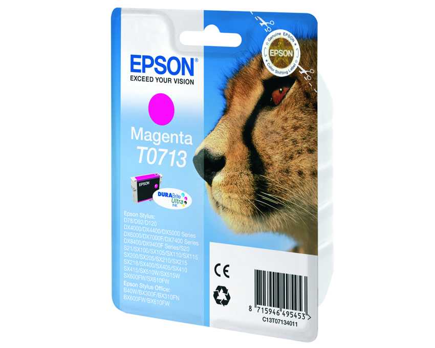 Cartucho Epson T0713 Magenta imagen 2