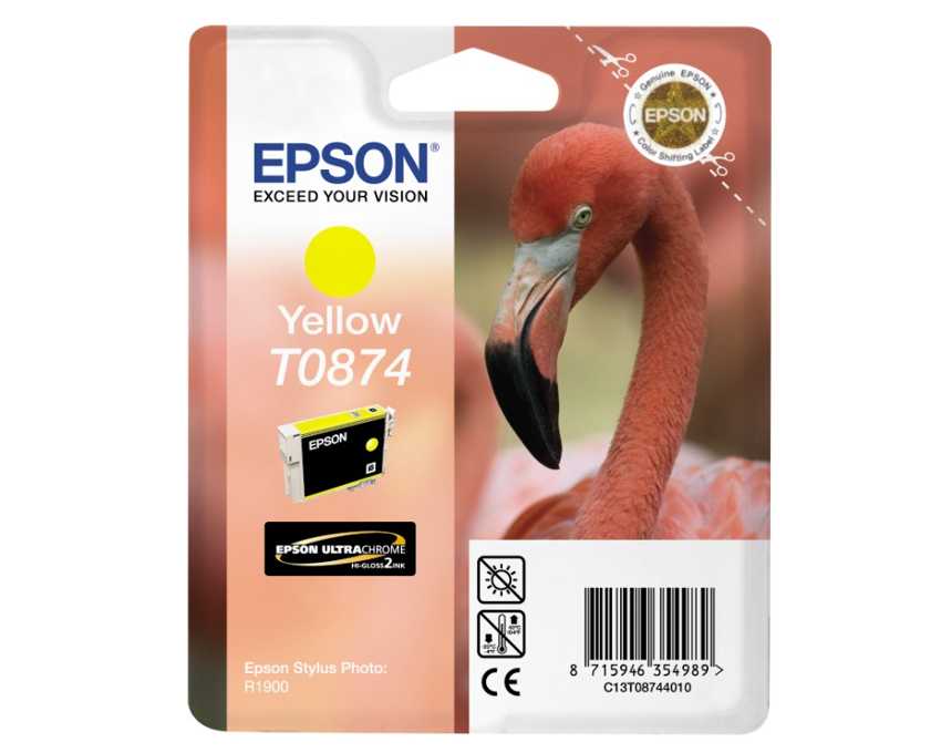 Cartucho Epson T0874 Amarillo