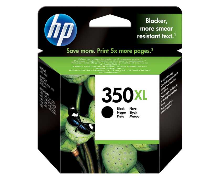 Cartucho HP 350XL Negro