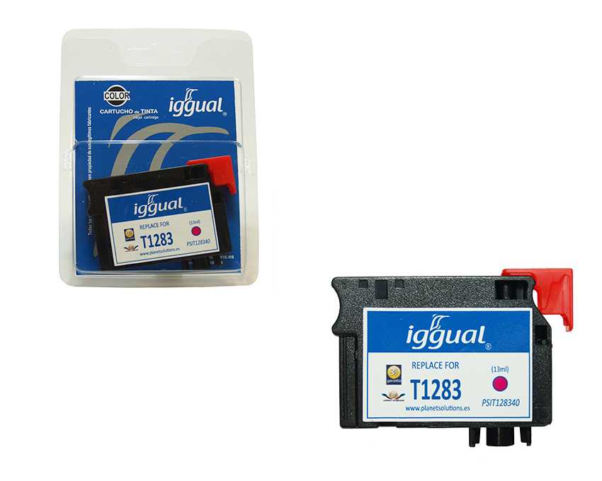 Cartucho Reciclado IGGUAL Epson T1283 Magenta