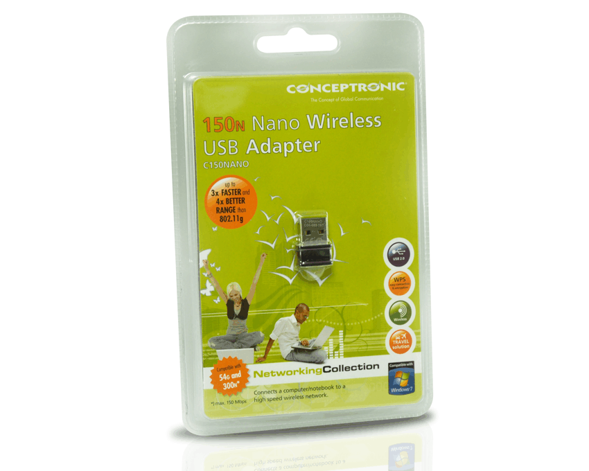 Conceptronic  150N Nano Wireless USB Adapter imagen 4