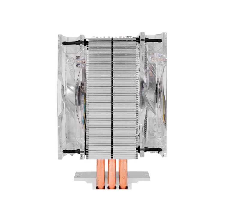 Cooler CPU THERMALTAKE Contac 39 2x 12cm Led Blue imagen 2