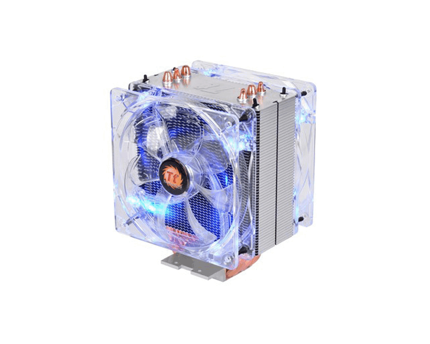 Cooler CPU THERMALTAKE Contac 39 2x 12cm Led Blue imagen 4