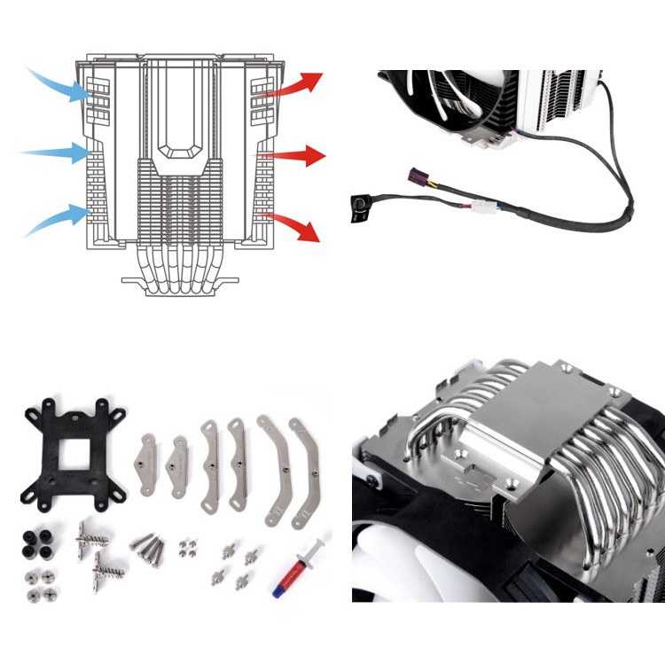 Cooler CPU THERMALTAKE Frio OCK Snow Edition  imagen 3