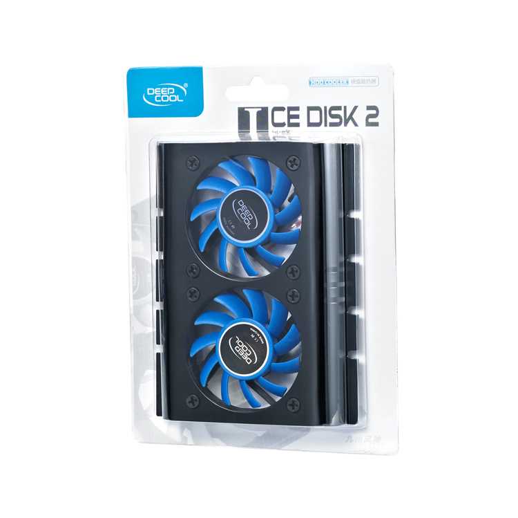 Cooler HDD DEEPCOOL IceDisk 2 Doble Ventilador