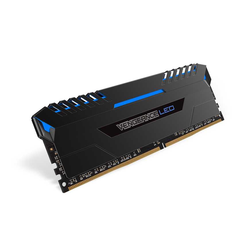 Corsair 16 Gb (2x8 Gb) DDR4 3000 Vengeance Led Blue imagen 3