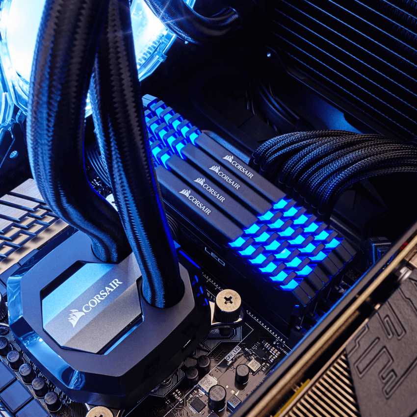 Corsair 16 Gb (2x8 Gb) DDR4 3000 Vengeance Led Blue imagen 5